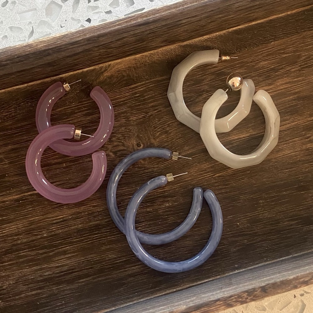 3 Pairs — Banana Republic Earrings